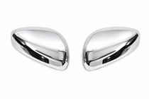 Citroen DS-4 2010-2015 Mirror Covers (2 pcs, Stainless Steel) OmsaLine - Italian Stainless Steel photo 3