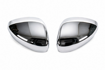 Citroen DS-4 2010-2015 Mirror Covers (2 pcs, Stainless Steel) OmsaLine - Italian Stainless Steel photo 4