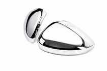 Citroen DS-4 2010-2015 Mirror Covers (2 pcs, Stainless Steel) OmsaLine - Italian Stainless Steel photo 5