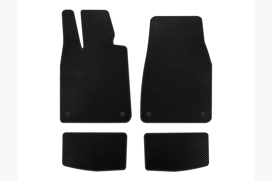 Porsche Taycan 2019- EVA Floor Mats (2021-, Black) Image