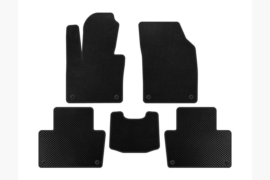 Volvo XC90 2015- EVA Floor Mats (2020-, Black) Image