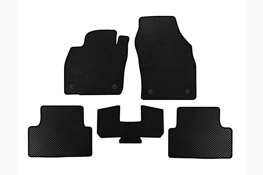 Volkswagen T-Cross 2019- EVA Floor Mats (Black) Image