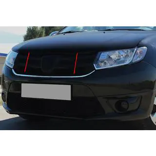 Grille trim insert (1 pc, stainless steel) photo 1