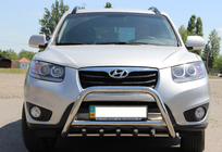 Hyundai Santa Fe 2 2006-2012 Bull Bar WT003 (Stainless Steel) photo 1