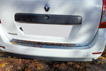 Renault Logan MCV 2013-2022 Trunk trim stainless steel OmsaLine - Italian Stainless Steel photo 2