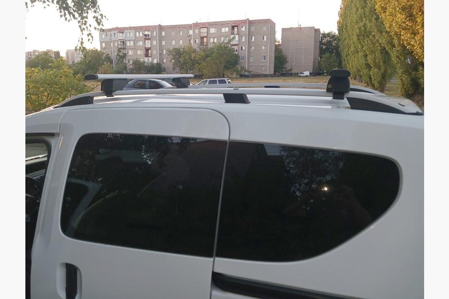 Dacia Dokker 2013-2022 Roof rack cross bars for standard roof rails lockable Wizard V1 (2 pcs) 125 cm, Black Photo 2