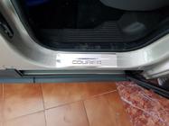 Ford Courier 2014-2023 Door Sill Protectors OmsaLine (4 pcs, Stainless Steel) photo 3
