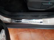 Ford Courier 2014-2023 Door Sill Protectors OmsaLine (4 pcs, Stainless Steel) photo 4
