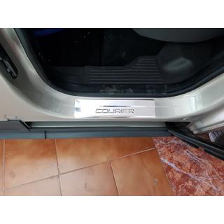 Door Sill Protectors OmsaLine (4 pcs, Stainless Steel) Ford Courier 2014-2023 photo 3