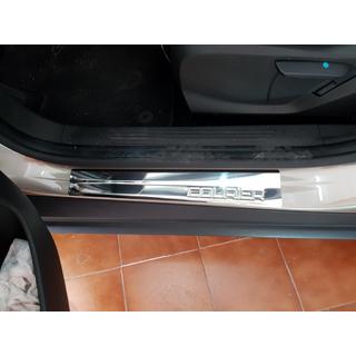 Door Sill Protectors OmsaLine (4 pcs, Stainless Steel) Ford Courier 2014-2023 photo 4