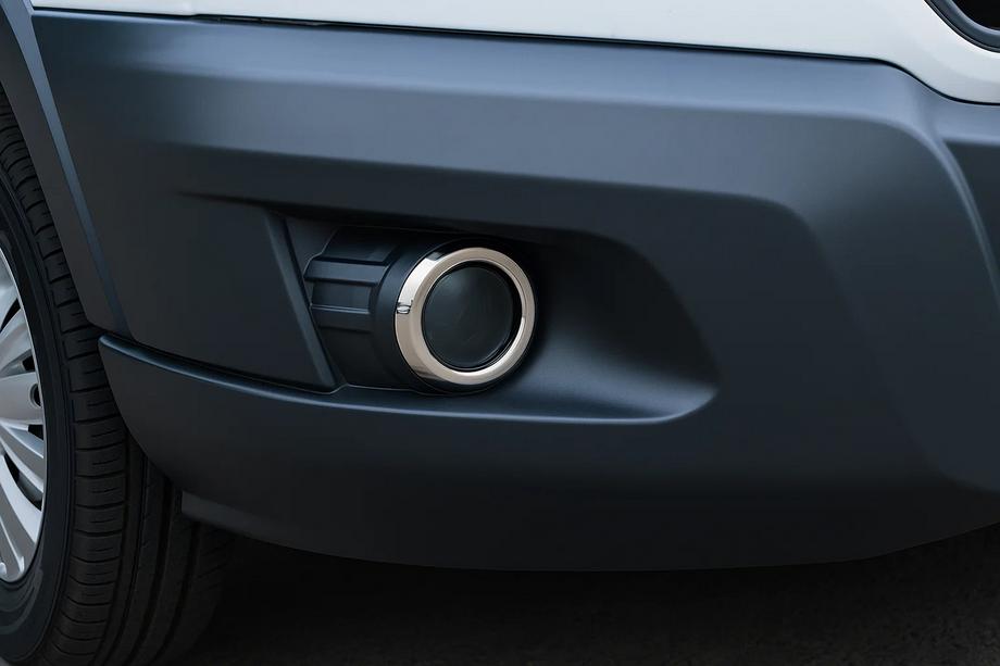 Ford Transit 2014- Fog Light Covers 2014-2018 (2 pcs, stainless steel) Carmos - Turkish Stainless Steel Image