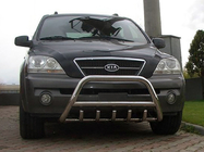 Kia Sorento I BL 2002-2009 Bull Bar WT003 (Stainless Steel) photo 1