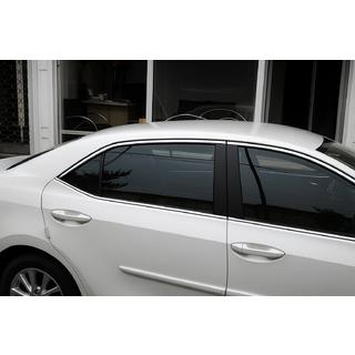 Upper Door Trim Stainless Steel (4 pcs) Toyota Corolla 2013-2019 photo 1