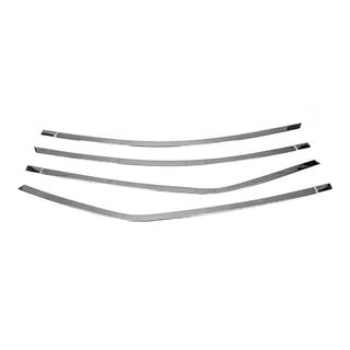 Upper Door Trim Stainless Steel (4 pcs) Toyota Corolla 2013-2019 photo 3