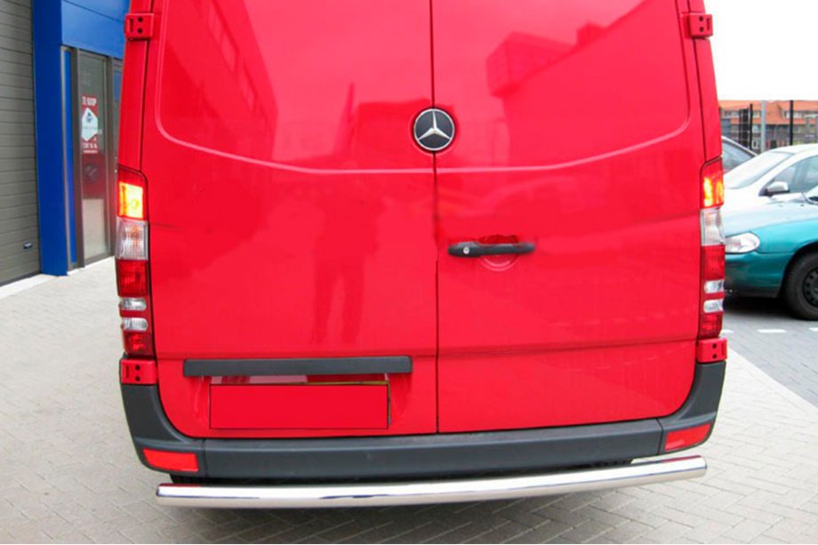 Mercedes Sprinter W906 2006–2018 Rear Guard AK002 (Stainless Steel) Image