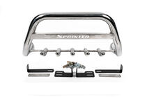 Mercedes Sprinter W906 2006–2018 Bull Bar WT003 (Stainless Steel) 60mm, with lettering photo 4