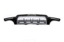 Hyundai Santa Fe 2 2006-2012 Rear Bumper Protector R007 (Plastic) photo 2