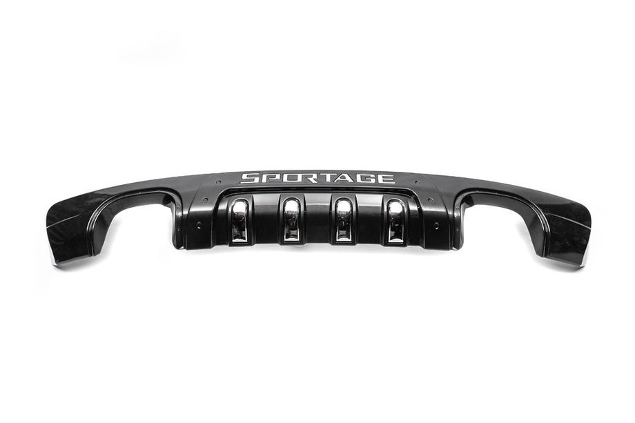 Kia Sportage 2004-2010 Rear Bumper Extension R002 (Plastic) Photo 2