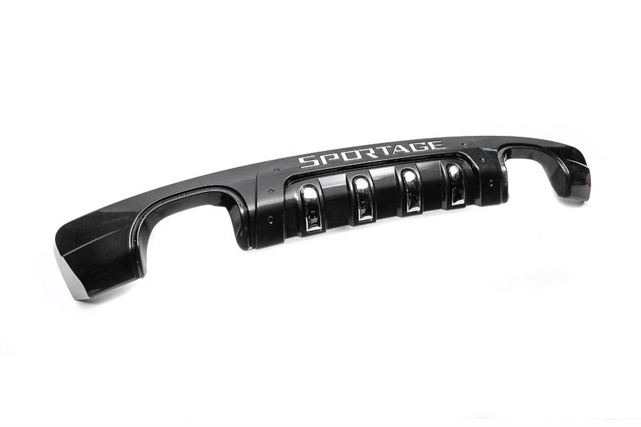Kia Sportage 2004-2010 Rear Bumper Extension R002 (Plastic) Photo 4