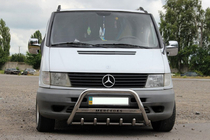 Mercedes Vito W638 1996-2003 Bull Bar WT003/4 (Stainless Steel) without inscription, 51mm photo 3