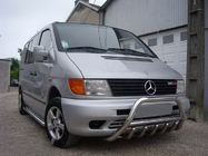 Mercedes Vito W638 1996-2003 Bull Bar WT003/4 (Stainless Steel) without inscription, 51mm photo 6