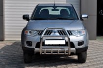 Mitsubishi L200 2006-2015 Bull Bar QT007 (Stainless Steel) photo 3