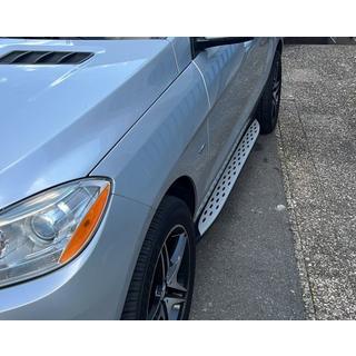 Side Steps Original Design (2 pcs, Aluminum) Mercedes GLE/ML сlass W166 2011-2018 photo 2