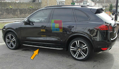 Porsche Cayenne 2010-2017 OEM Side Steps (2 pcs, Aluminum) photo 5