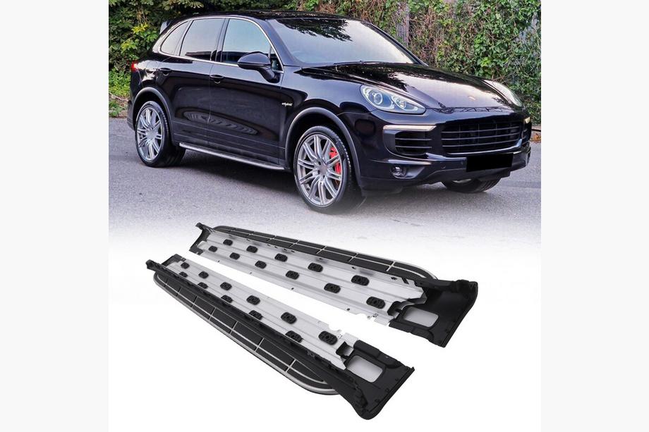 Porsche Cayenne 2010-2017 OEM Side Steps (2 pcs, Aluminum) Image
