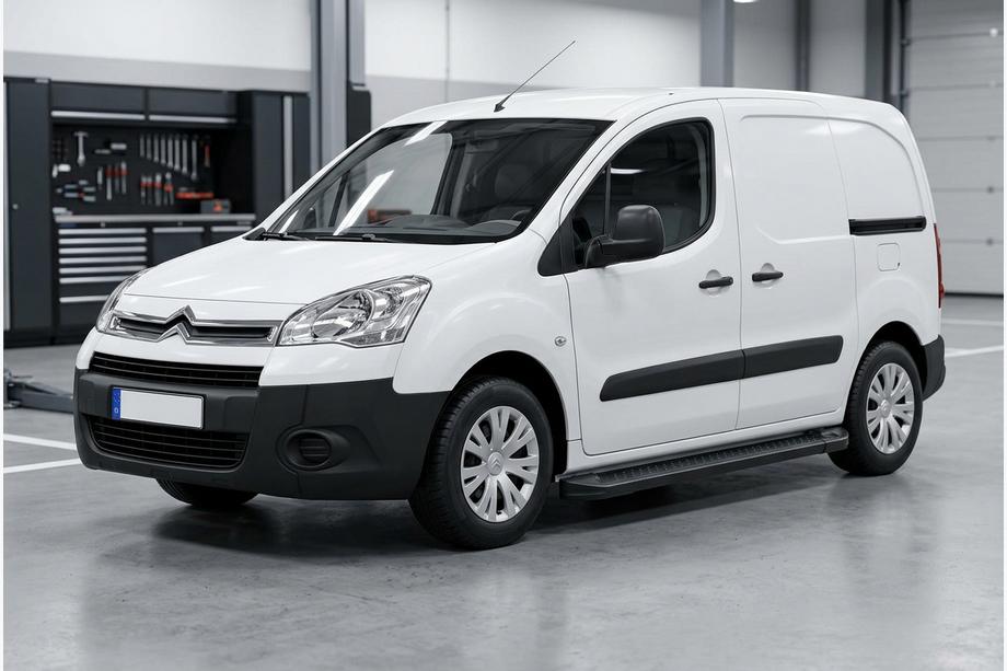 Citroen Berlingo 2008-2018 Side Steps Allmond Black (2 pcs, Aluminum) Image