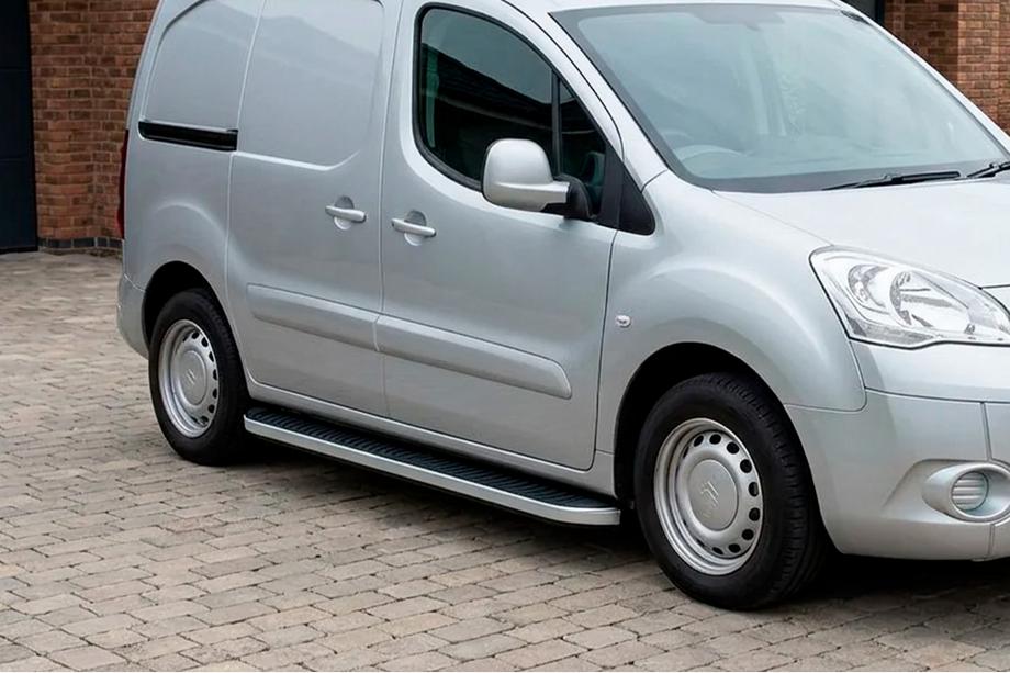 Peugeot Partner Tepee 2008-2018 Side Steps Tayga Grey (2 pcs, Aluminum) Image
