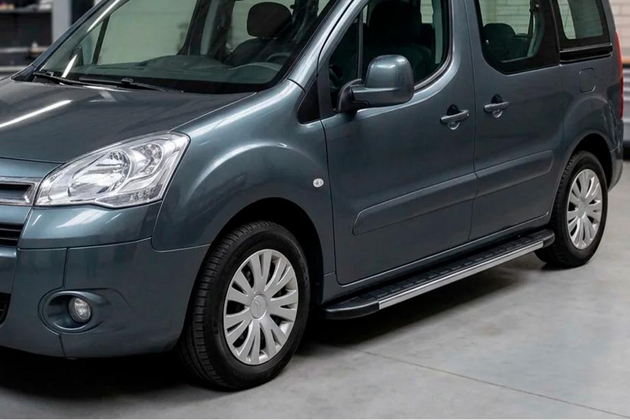 Peugeot Partner Tepee 2008-2018 Side Steps Duru (2 pcs, Aluminum) Image