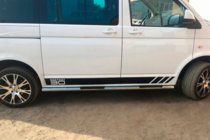 Volkswagen T5 Transporter 2003-2010 Side Bars (2 pcs, Stainless Steel) 60mm, Short Wheelbase photo 9
