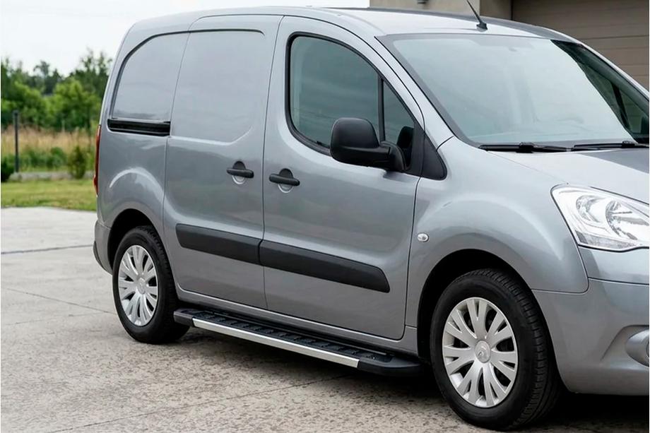 Peugeot Partner Tepee 2008-2018 Side Steps RedLine V1 (2 pcs, Aluminum) Image