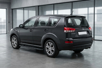 Citroen C-Crosser 2007-2013 Side Steps Bosphorus Black (2 pcs, Aluminum) photo 1