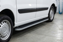 Citroen Jumpy 2007–2017 Side Steps Tayga Grey (2 pcs, Aluminum) photo 1