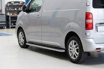 Citroen Jumpy 2007–2017 Side Steps Maydos V1 (2 pcs, Aluminum & Stainless Steel) photo 1