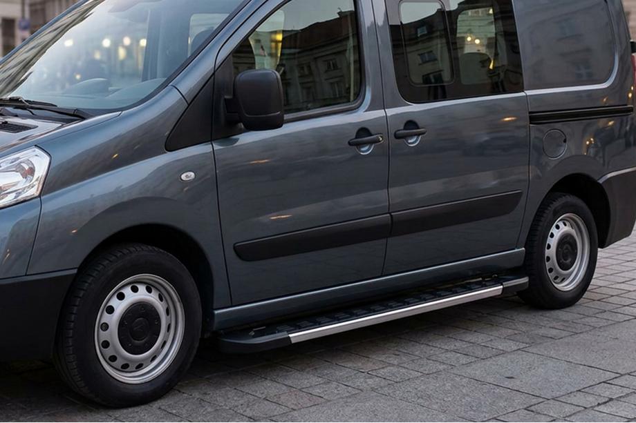 Fiat Scudo 2007-2015 Side Steps RedLine V1 (2 pcs, Aluminum) Image