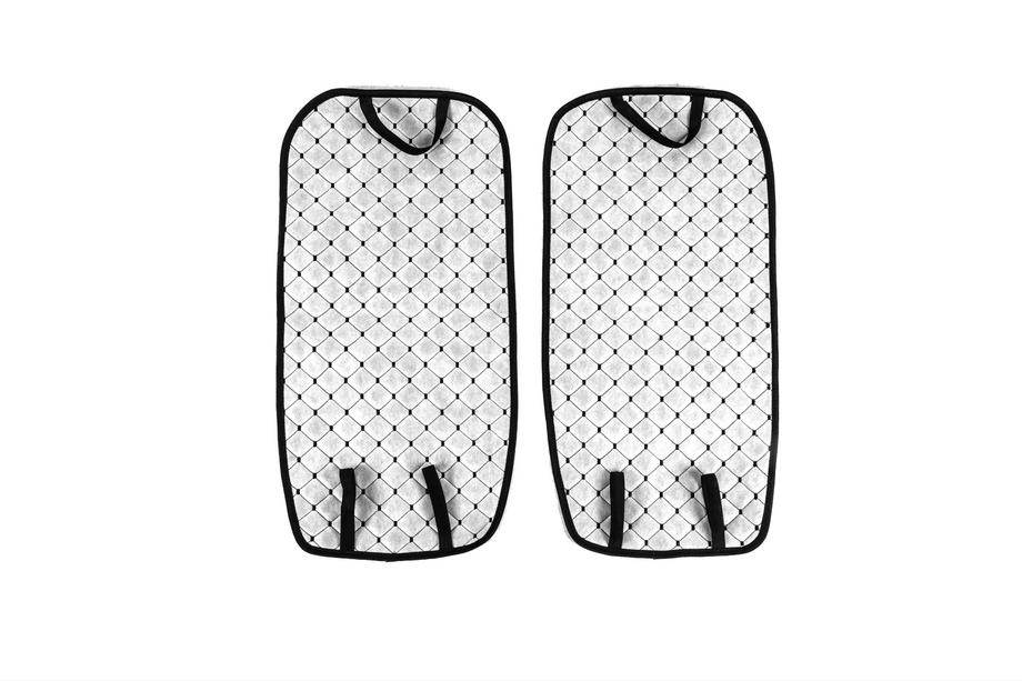 Rear Seat Covers ECO (Set, Black with Black Stitching) Photo 9