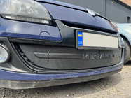 Renault Megane III 2009-2016 Winter grille cover (2009-2013, lower) Matte photo 8