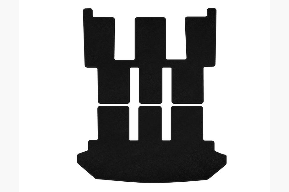Peugeot 807 2002-2014 Trunk Mat Textile Premium v2 (Black) Image
