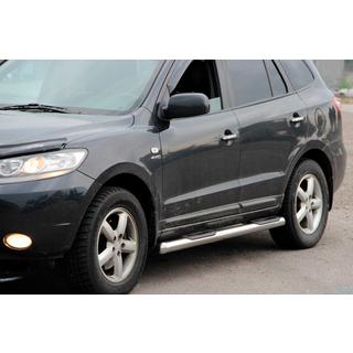 Side Pipes B3 (2 pcs, Stainless Steel) Hyundai Santa Fe 2 2006-2012