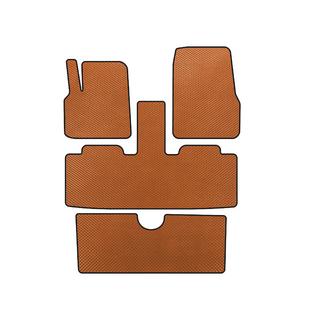 EVA Floor Mats (3 Rows, 7-Seater, Orange)