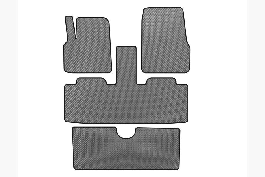 Renault Espace 2002-2014 EVA Floor Mats (3 Rows, 7-Seater, Grey) Image