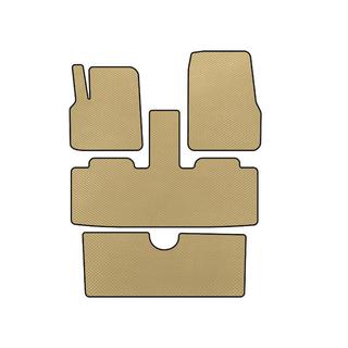 EVA Floor Mats (3 Rows, 7-Seater, Beige)