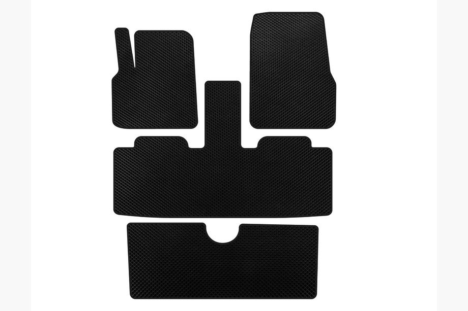 Renault Espace 2002-2014 EVA Floor Mats (3 Rows, 7-Seater, Black) Image