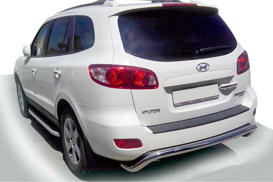 Hyundai Santa Fe 2 2006-2012 Rear Bar AK007 (Stainless Steel) Image