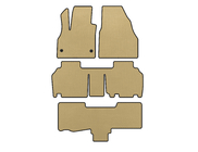 Renault Kangoo 2008–2020 EVA Floor Mats (3 Rows, 5-Door/7-Seater, Beige) photo 1