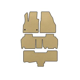 EVA Floor Mats (3 Rows, 5-Door/7-Seater, Beige)