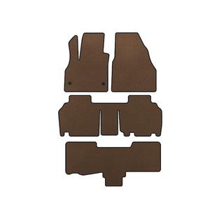 EVA Floor Mats (3 Rows, 5-Door/7-Seater, Brown)